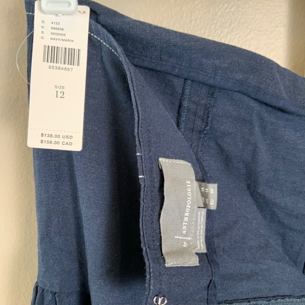 Anthropologie Linen Extended Waist Pants - Picture 15 of 16